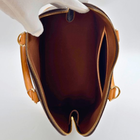 0032JPL-Louis Vuitton Alma PM Monogram Canvas Handbag  Medium Patina Luxury Bag - Picture 7 of 14